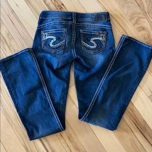 Woman’s Silver Jeans
